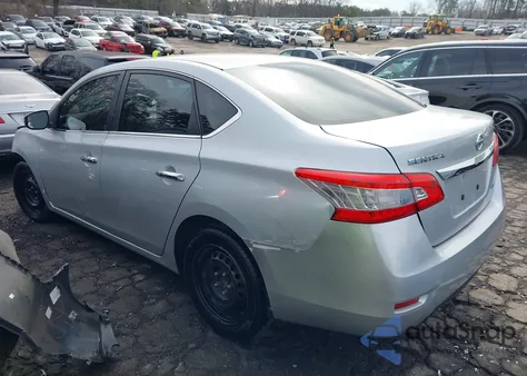 2014 Nissan Sentra Fe+ S/Fe+ Sv/S/Sl/Sr/Sv z USA, uszkodzony, nr VIN 3N1AB7AP5EY209480